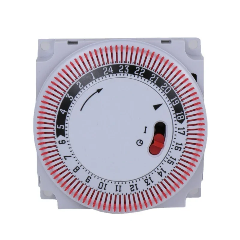 Uniteelec Mechanical Countdown Timer Switch Silent Board Household Countdown Time Switches Socket 24-hours Timer FRK 6