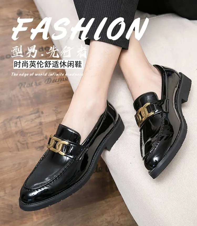 Louis Cuppers Kasut Formal Hitam Slip On Bussiness Shoes, Men's