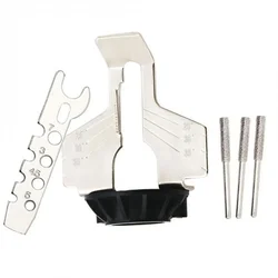 Chainsaw Sharpening and Polishing Attachment - Electric Grinder and Rotary Tool Accessory (1 Set)