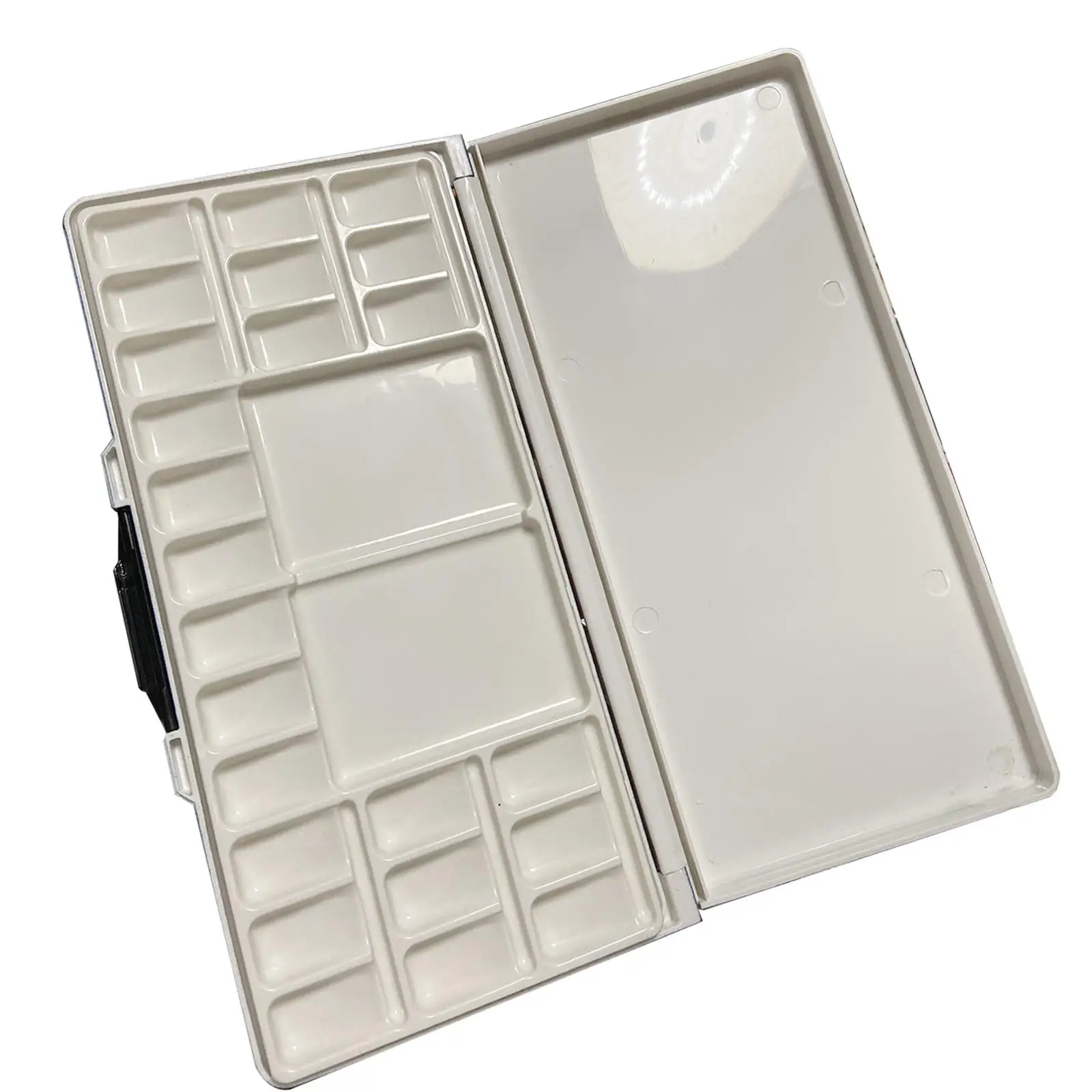 Empty Watercolor Palette Paint Case Art Supplies Watercolor Paint Box Gouache Mixing Palette for Acrylic & Oil Paints Beginners