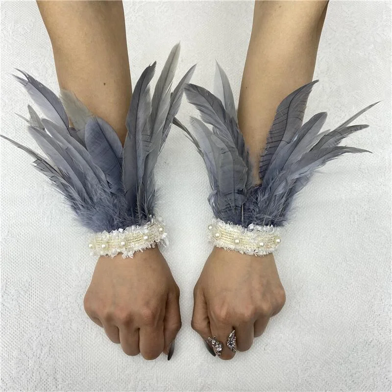 Guantes sin dedos de encaje rojo: Diamantes de lentejuelas para novia, Gatsby de los años 20 - México