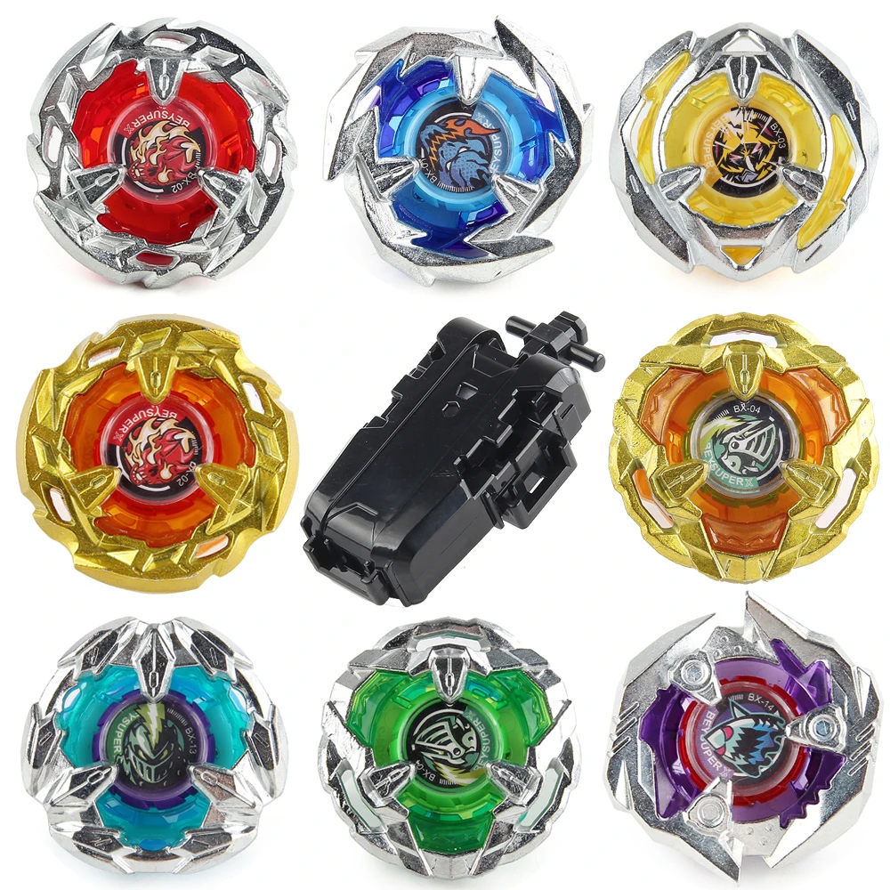 Jokvaex Bey Battle Top Set - Metal Fusion Spinning Gyro Toys With Launchers