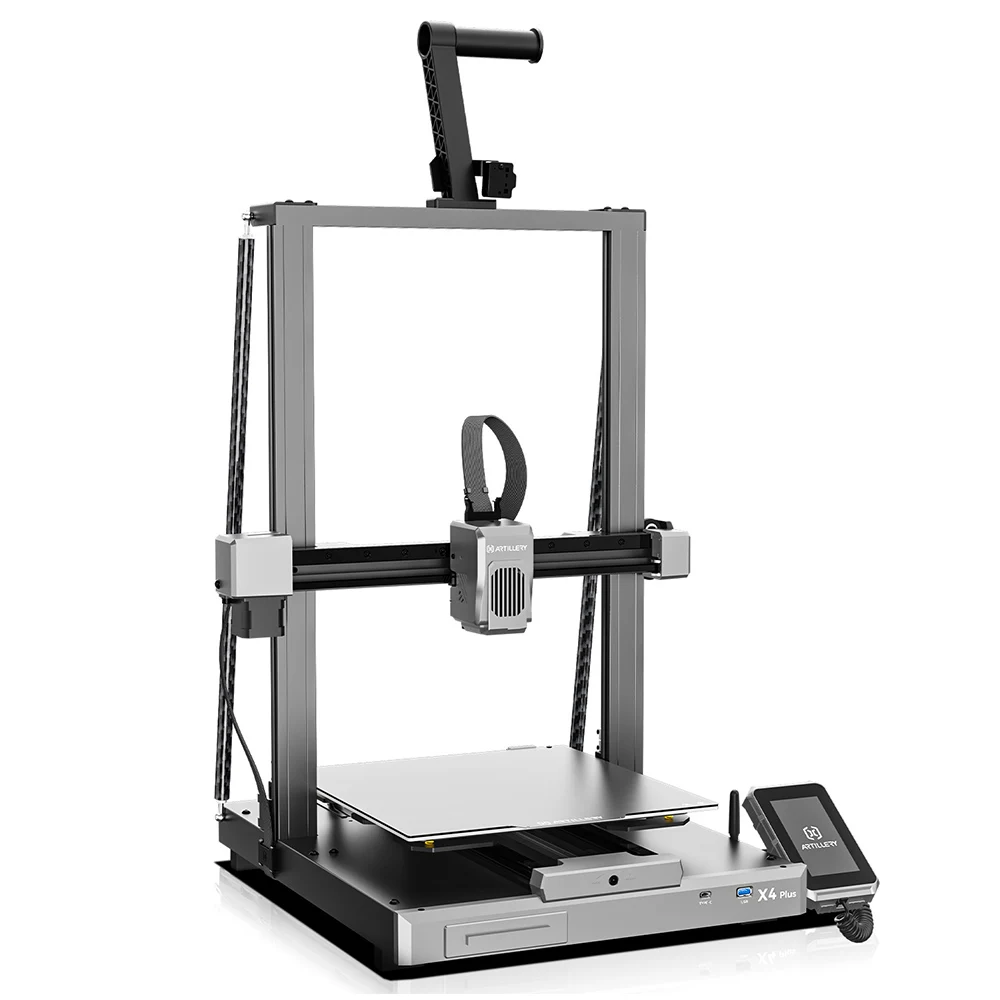 Artillery-impresora 3D Sidewinder X4 Plus S1, 300x300x400mm, velocidad de impresión de 500 mm/s, Riel de guía lineal xy-metal, nivelación automática, 8000