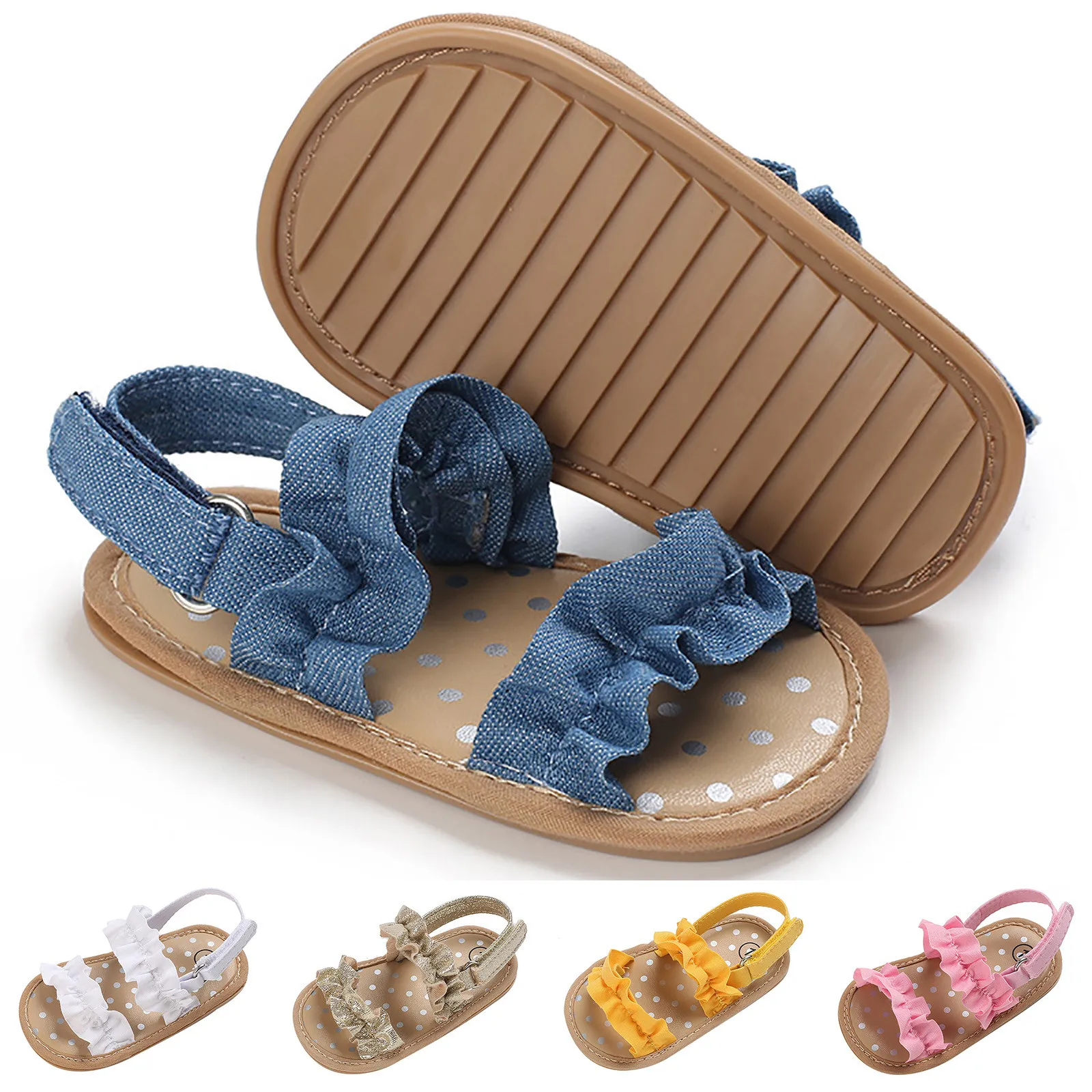 

Summer Shoes For Girls Infant Baby Sandals Shoes Outdoor First Walk Baby Girls Sandalia Infantil босоножки летние 2022