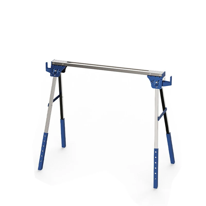 Деревообробний стіл Sawhorse Багатофункціональна складна металева робоча станція з портативним дизайном для деревообробки Будівництво Дім DIY