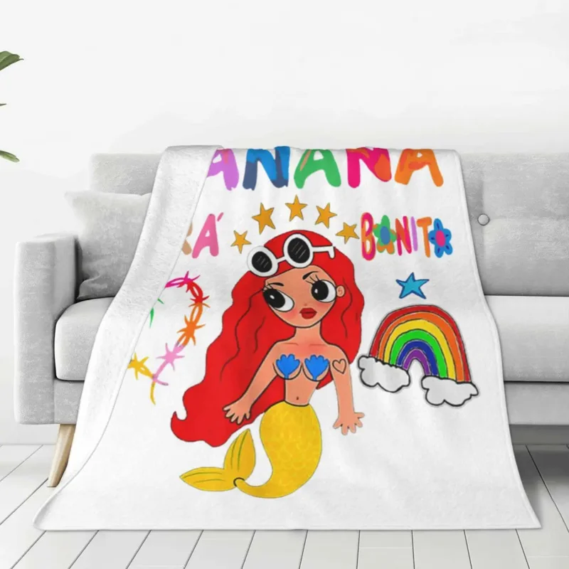 

Karol G Manana Sera Bonito Velvet Throw Blankets Blanket for Bedding Office Super Soft Bedding Throws