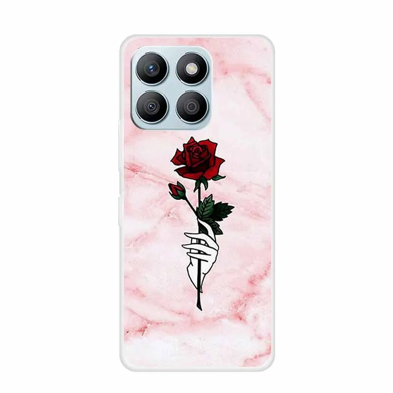 Clear Silicone Phone Case with Lovely Patterns - Transparent Protective Cover