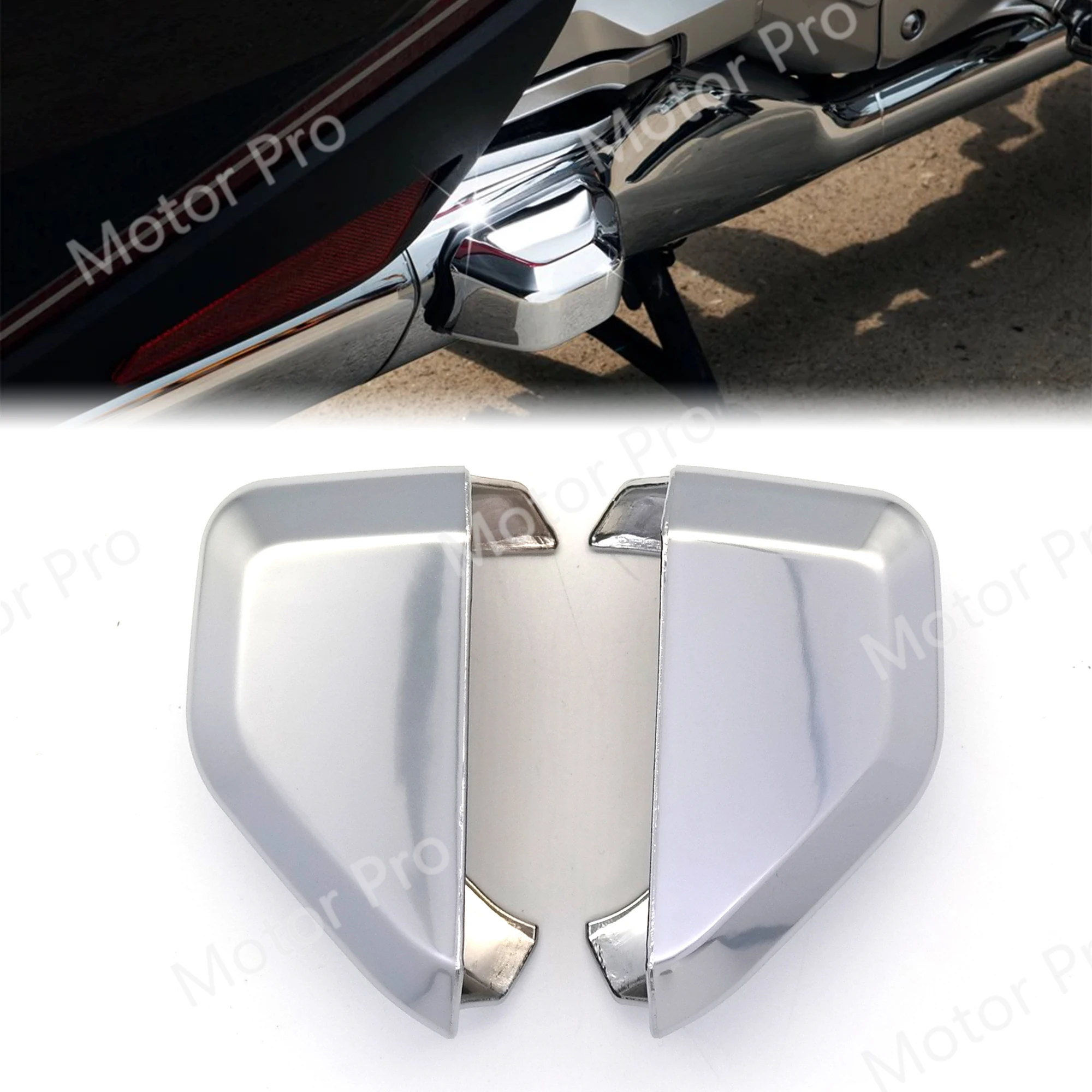 

Chrome ABS Plastic Saddlebag Guard Covers For HONDA Goldwing GL1800 2018 2019 2020 2022 Motorbike Accessories Gold Wing