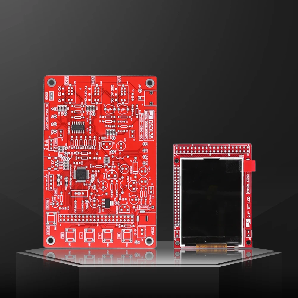 DSO138 Digital Oscilloscope 2.4inch TFT Digital Oscilloscope Kit 1Msps Electronic Learning Set 2