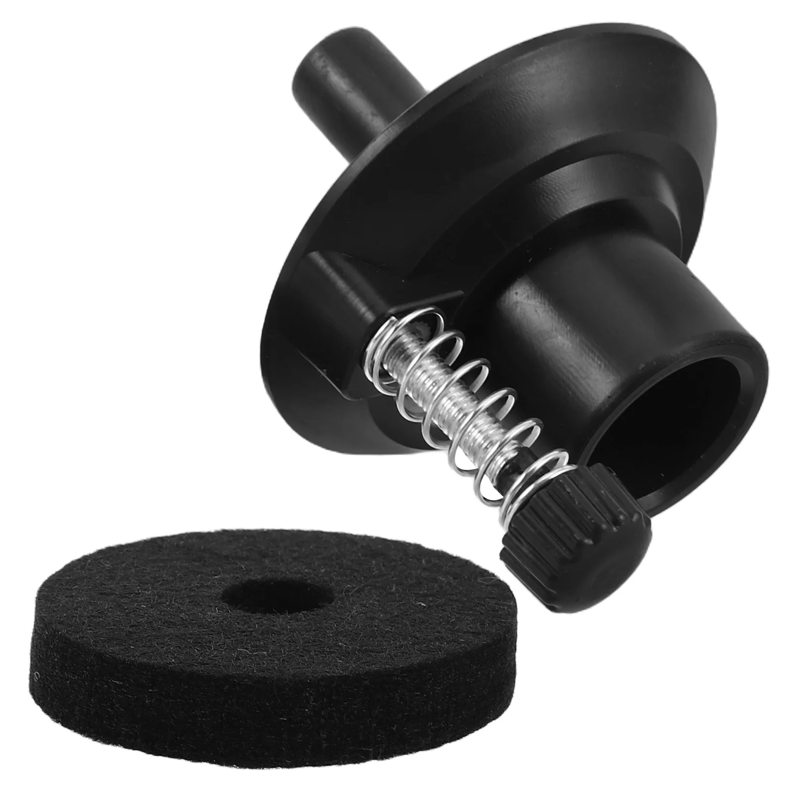 Hi Hat Holder Durable Cymbal Stand Clamp Felt Pads Drum Kit Accessories Jazz Drum Stabilizer Lightweight Supplies Plastic