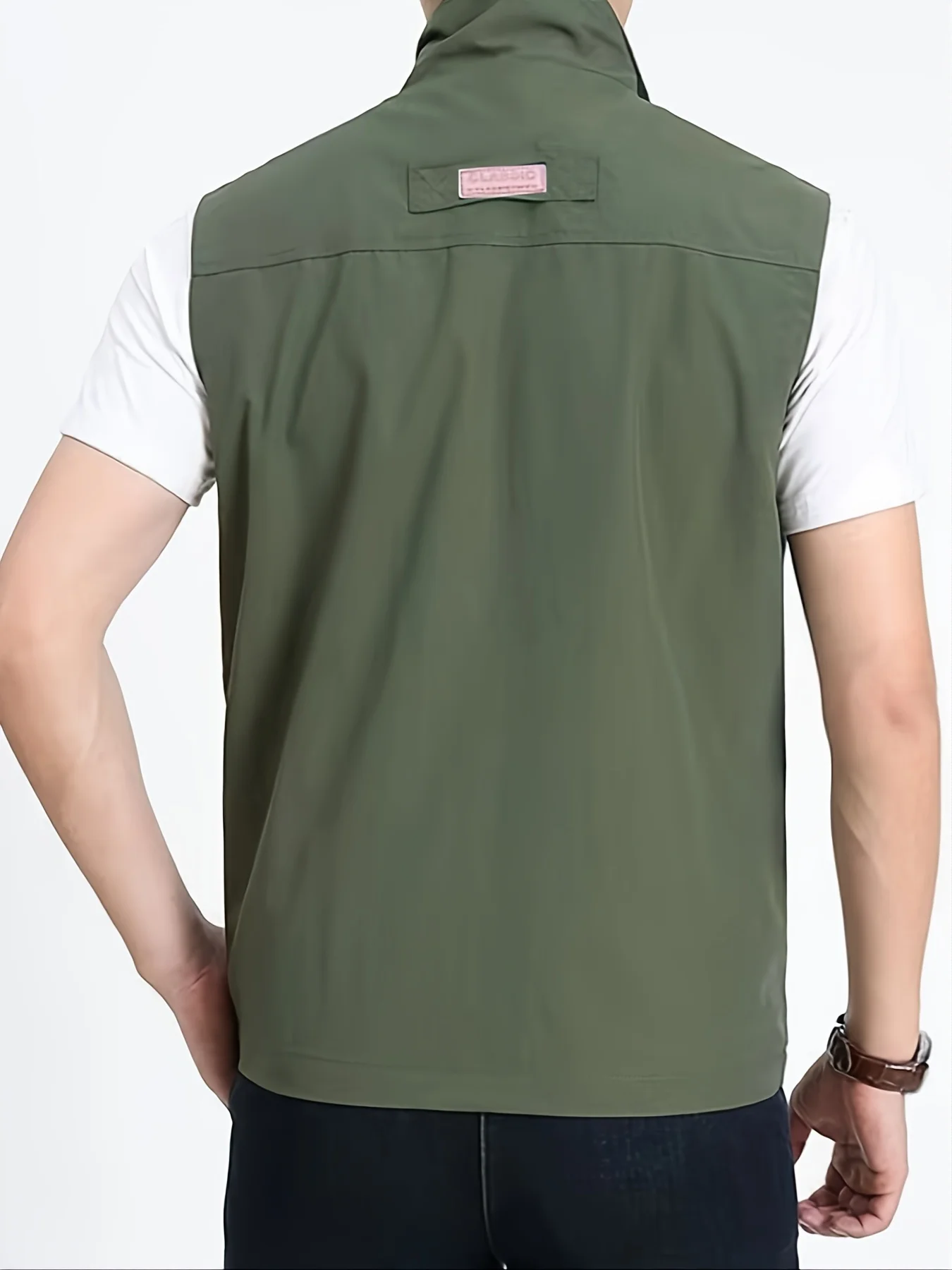 Vest Men's Summer Hunting Multi-pocket Male Embroidered Sleeveless Jacket Mens Jackets and Coats Work MAN Tactical Military Coat