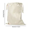 Large Cotton and Linen Laundry Bag, Toy Storage Bag, Printing Fabric, Drawstring Duffle Bag, Dirty Clothes Organizer Bags 6