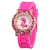 Children's Quartz Watch Korean Fashion For Cartoon Unicorn Pink Silicone Wristwatches 30M waterproof Girl's Kids's Student Gift 1