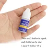 5Pcs Fast Drying Nail Art Glue Glitter UV Acrylic Rhinestones Press on Nails Strong Adhesive Nail Glue False Tips Manicure Tool 4