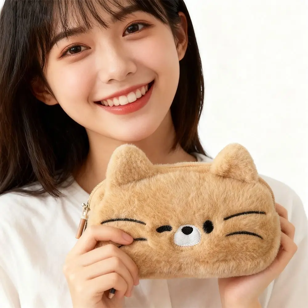 재미있는 고양이 연필 케이스 대용량 펜 가방 펜 박스 선물