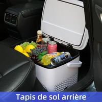 Réfrigérateur de voiture 18L, compresseur électrique, refroidisseur -20°C ℃ -15 ℃   Mini-réfrigérateur de conservation 12V/24V/220V, glacière pour le camping 4