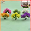 5Pcs Artificial Flower Cluster Mini Bush Potted Plant Scenery Moss Bonsai Landscape Garden Decoration Model Railway Accessories 1