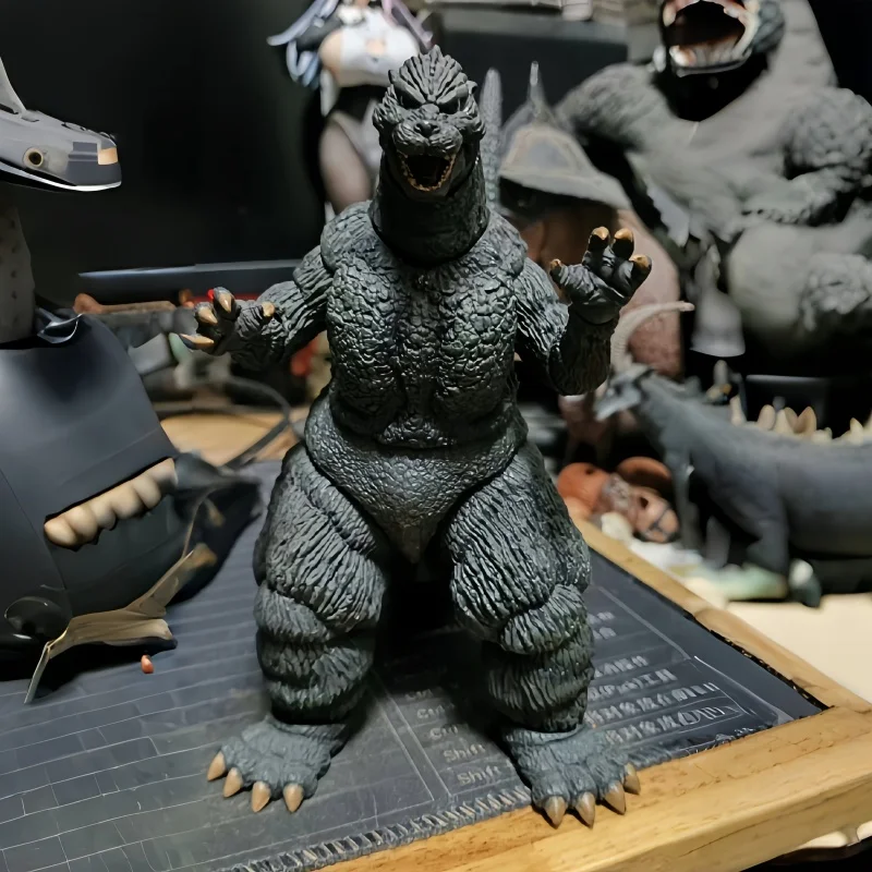 

Hot Sale Original Bandai 16cm S.H.Monsterarts Shm Godzilla 1991 Shinjuku Decisive Battle Collectible Toy Desktop Decoration Gift