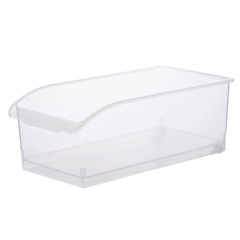 

Japanese Clear Plastic Refrigerator Storage Container Basket Box Fridge Drawer Shelf Kitchen Pantry