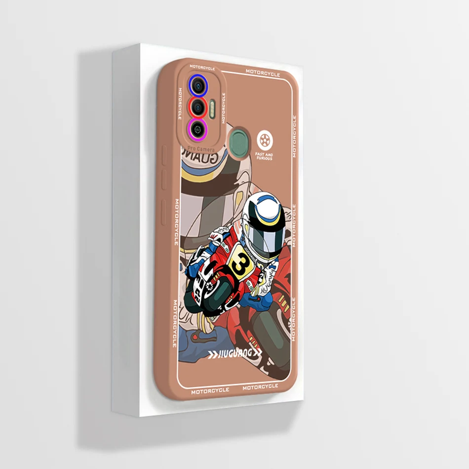 Cute Cartoon Flowers Silicone Phone Case - Soft Back Cover