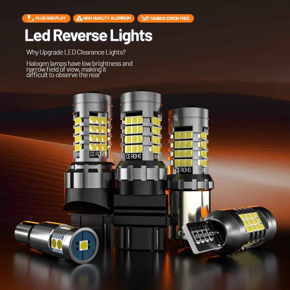 2pcs For Suzuki Grand Vitara 1998-2015 LED Reverse Light Backup