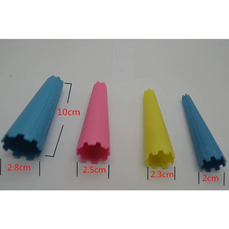 4sizes Spiral Plastic Perm Stick Women Magic Curly Hair Roller Cold Perm Bar Hair Curler Barber Professional Hairdressing Tool