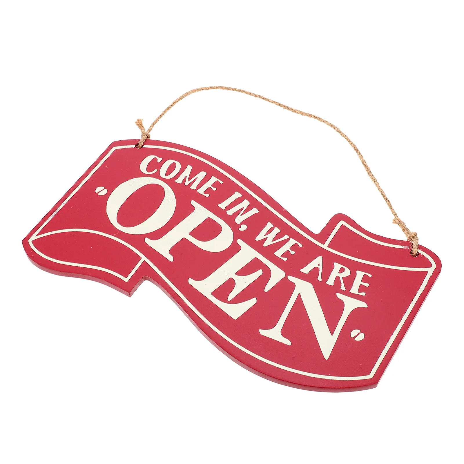 

Wear-resistant Door Sign Wooden Open Sign Decor Decorative Open Closed Sign Shop Accessory