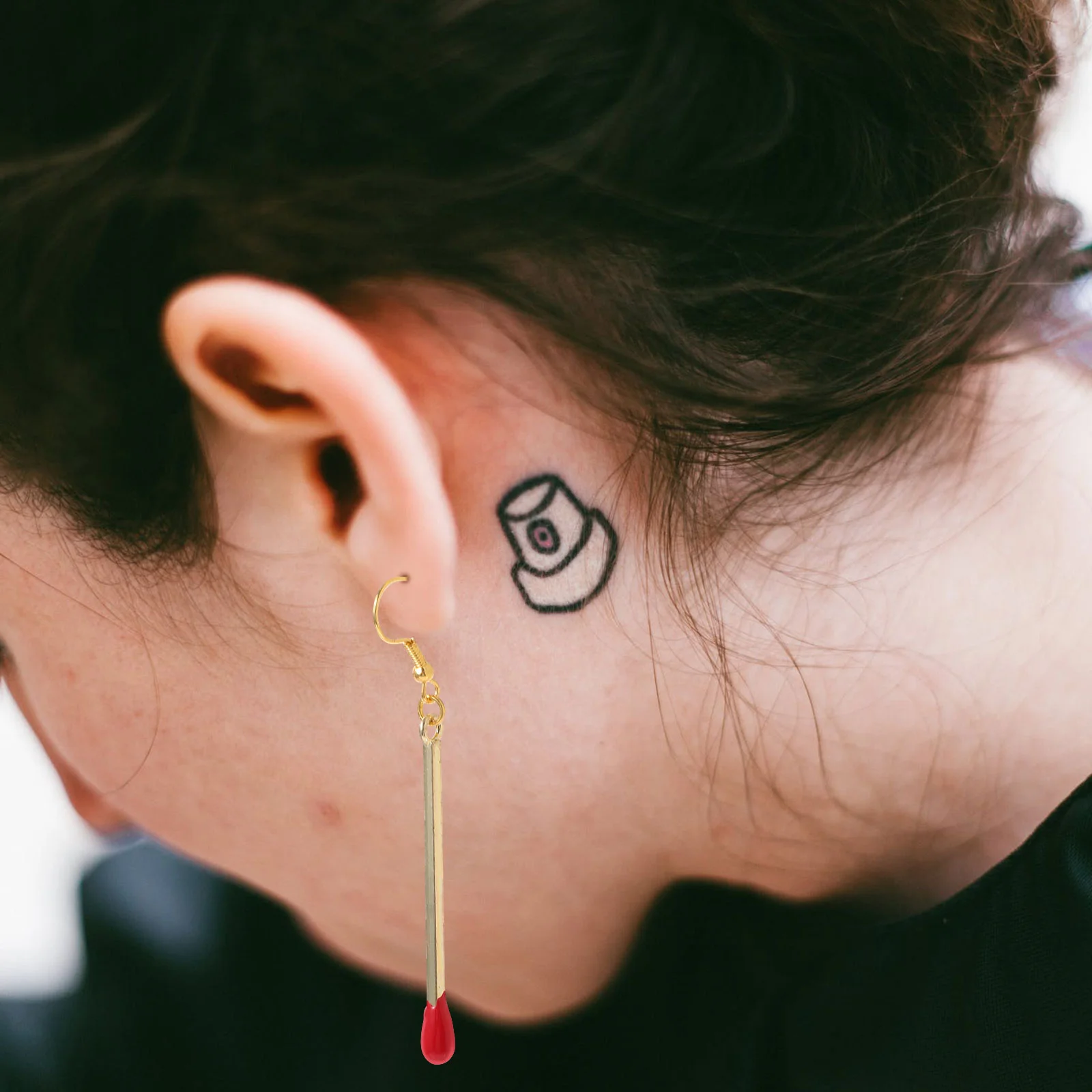 Dainty Tiny Bar Earrings Dangle Earring Alloy Charms Chic Pendants Ear Dangler Women Costume