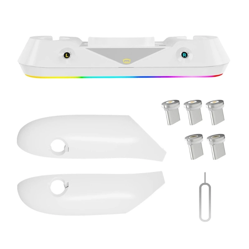 

Charging Dock for Meta Quest 3 VR Headset Controller Charger Station Wall-Mounted Stand With LED Indicator Rechargeable