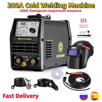 HZXVOGEN 200A Cold Welding Machine HBT2000P TIG ARC Welder with Pulse Cold TIG 2T/4T 1-900ms Adjustment HF TIG Spot TIG 1