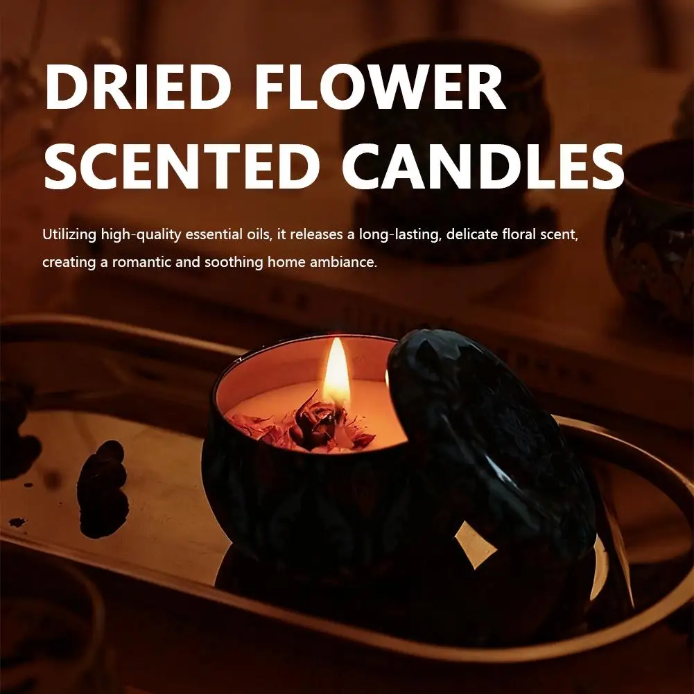 Exquisite Flower Fragrance Soy Wax Candles for Elegant Home Decor and Memorable Celebrations
