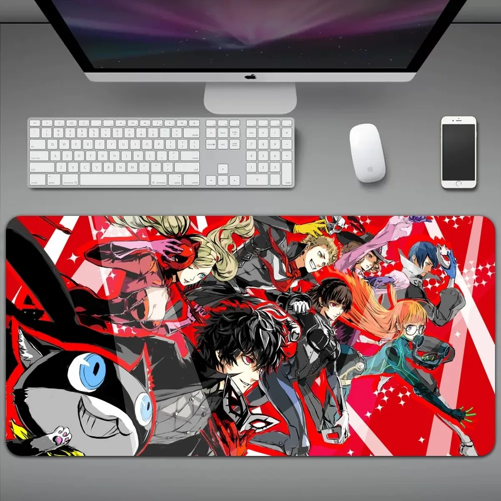 Game P-Persona 5 Mouse Pad Large Computer Pad PC Gamer Laptop Mouse Mat Laptop Keyboard Pad Office Desk Mat 3