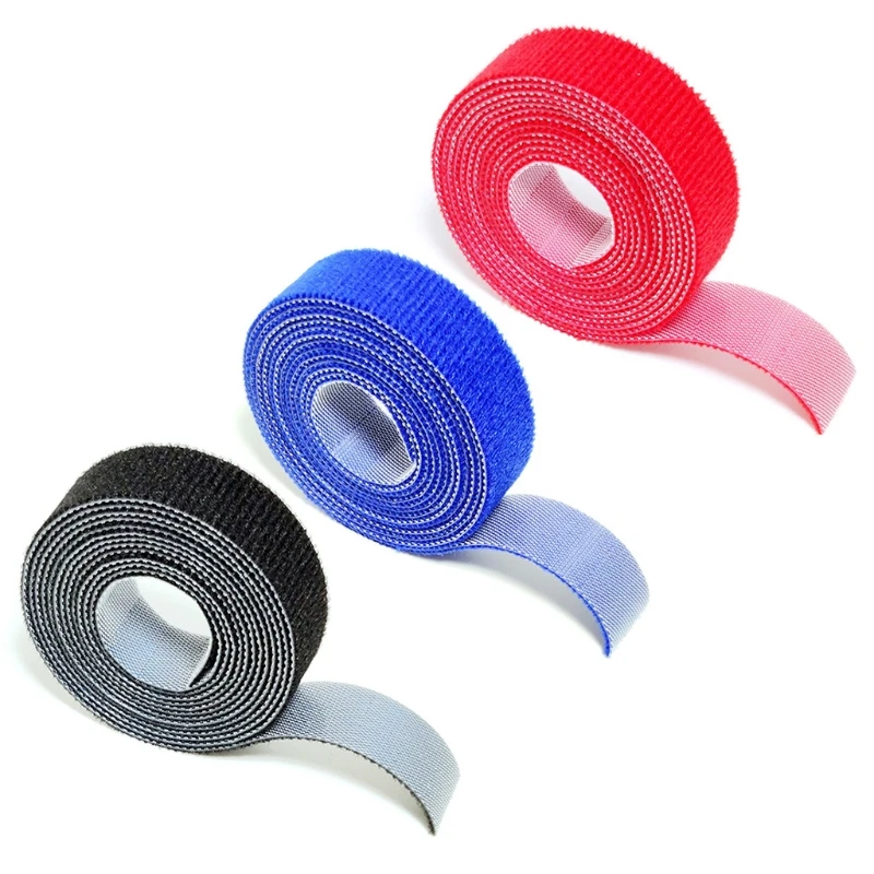 

ADWE 1Meter Cable Management Hoop Multipurpose Cable Earphone Holder USB Cable Winder Sticky Hook Tape