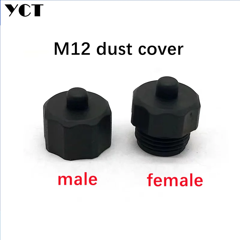 50pcsM12dustcoverforM12connectoraviationplugbaseplasticdust