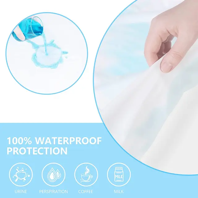 Mattress Cover Waterproof For Baby Potty Training Bed Sheet Protector with Deep Pocket Machine Washable 3