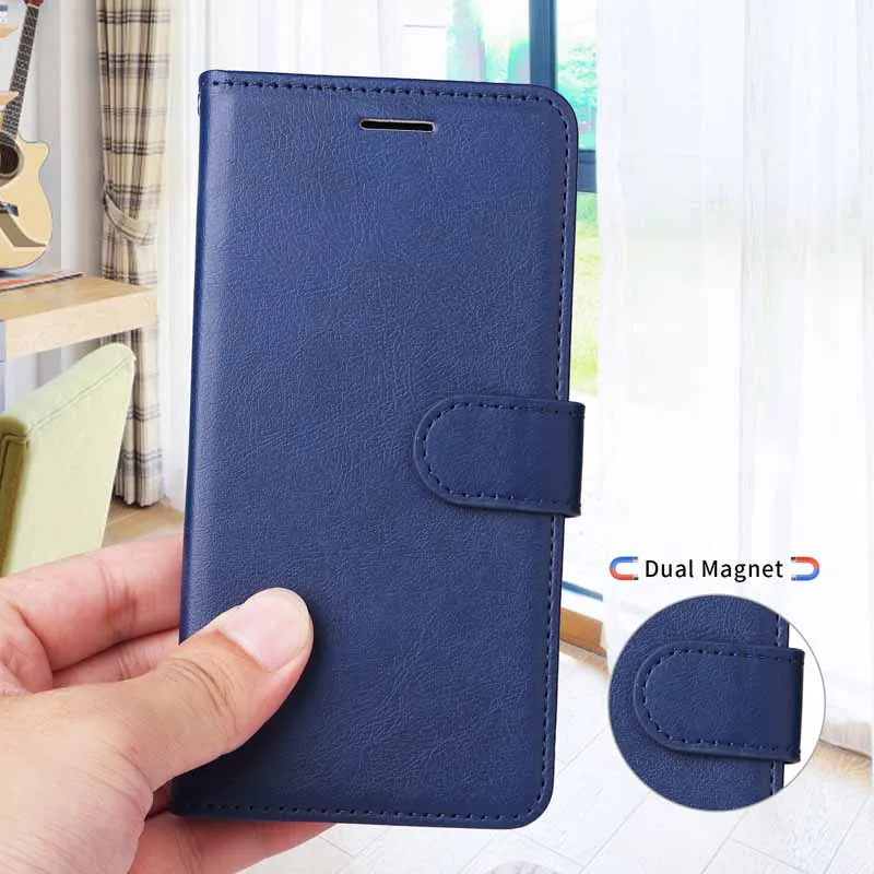 Leather Flip Wallet Phone Case - Universal Design
