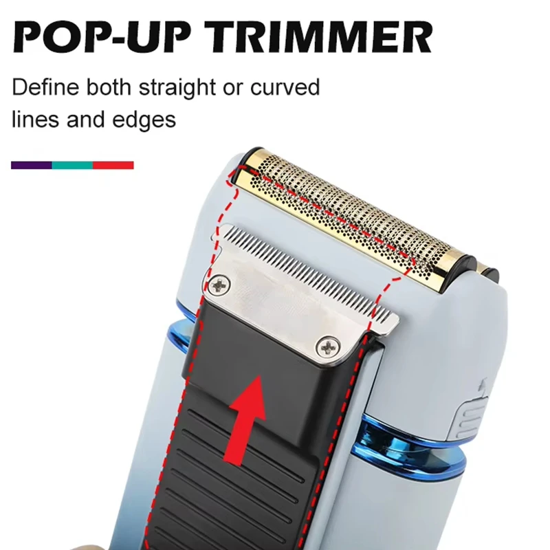 ماكينة حلاقة VGR للرجال قابلة لإعادة الشحن، ماكينة...
