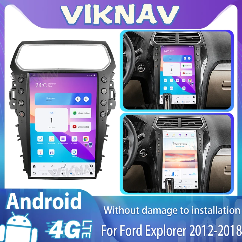 

Android11 головное устройство для Ford Explorer 2011-2019 автомобильное мультимедийное Радио 8 + 128G плеер GPS навигация DSP Carplay