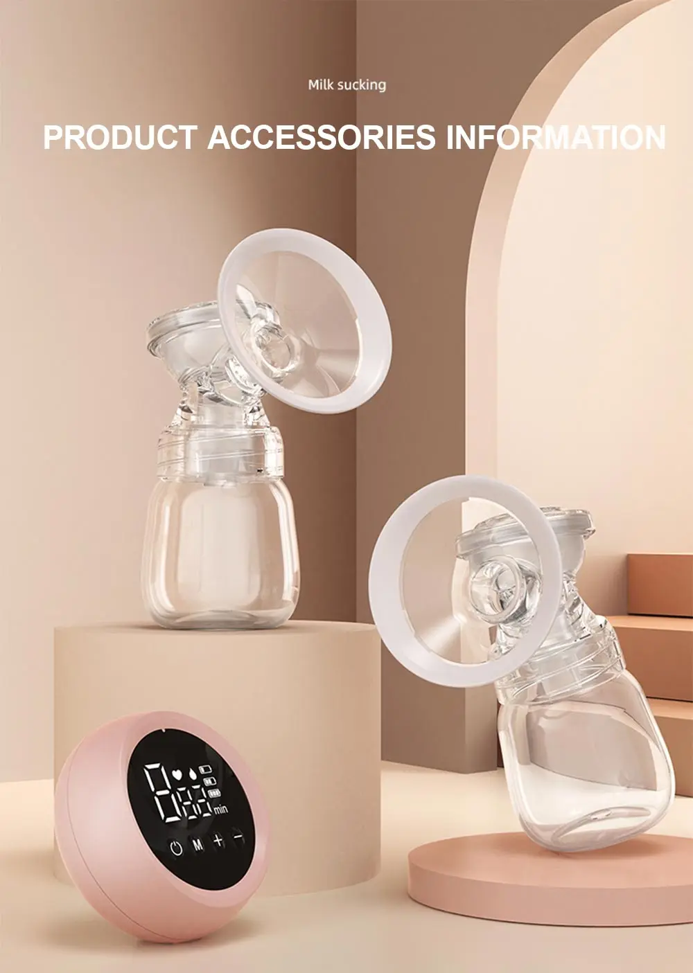 Double Electric Breast Pump 1000 MAh Lithium Battery LCD Touch Screen Control Protable Milk Nursing Pump BPA Free cozytots breast pump