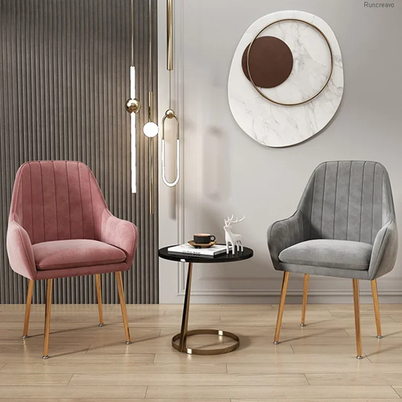 Description Picture 6 of itemLiving Room Chairs Nordic Modern Minimalist Dining Chairs Furniture Flanne Sofa Chairs for Kitchen Armchair Furniture for Home
