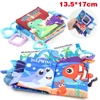 Early Education Toy 3D Cloth Book with Animal Tail Puzzle Learning Cognition Toys for Babies Gift Sensory Touch Soft Busy Book 3