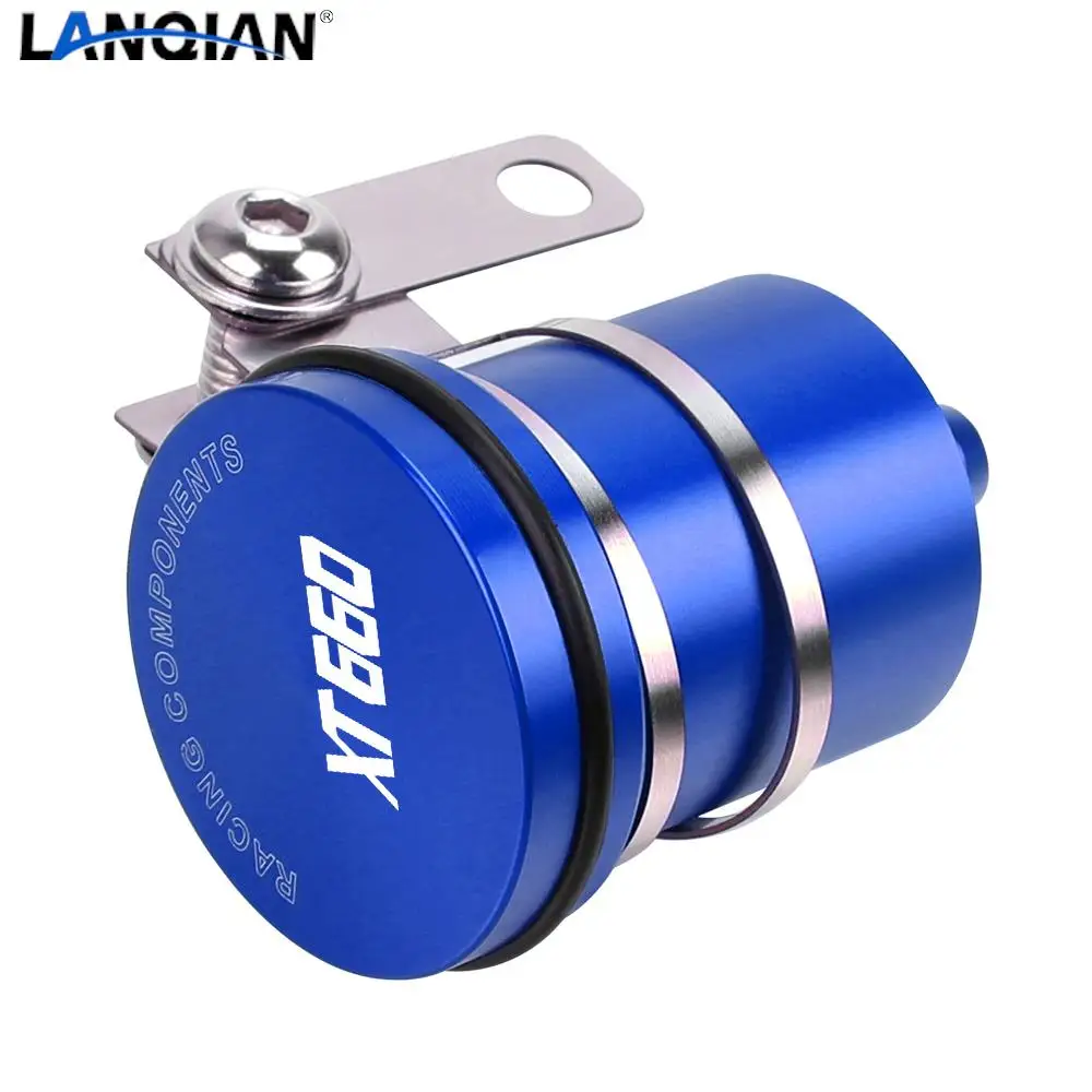 

For YAMAHA XT 660 XT660 XT660R XT660X Tenere 1984 1985 1986 - 2023 Brake Clutch Tank Cylinder Fluid Oil Reservoir Cup Fluid Cup