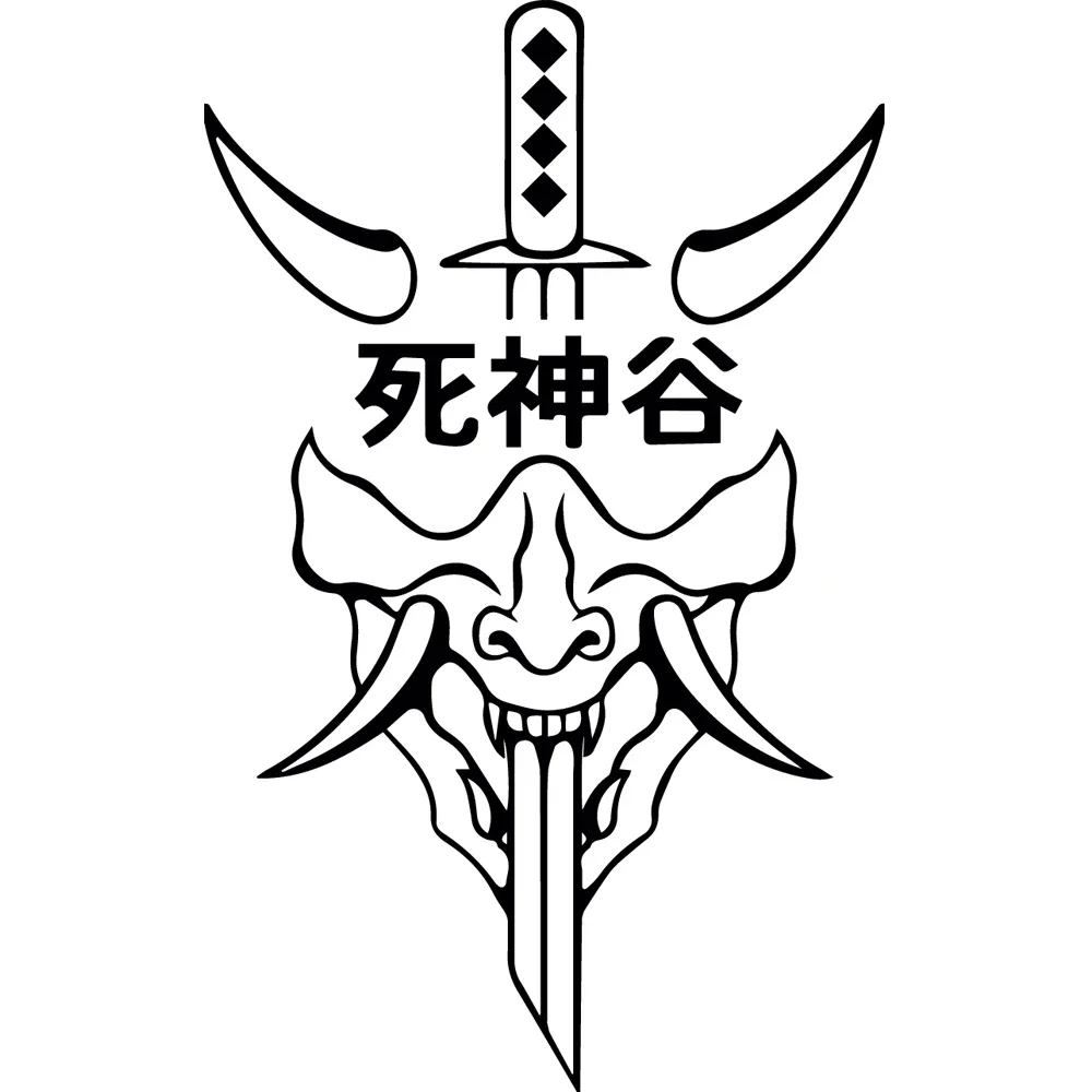 

Car Sticker Japanese Auto Personalisation Accessories Devil Stickers Vinyl Waterproof for Windscreen Decal,20CM