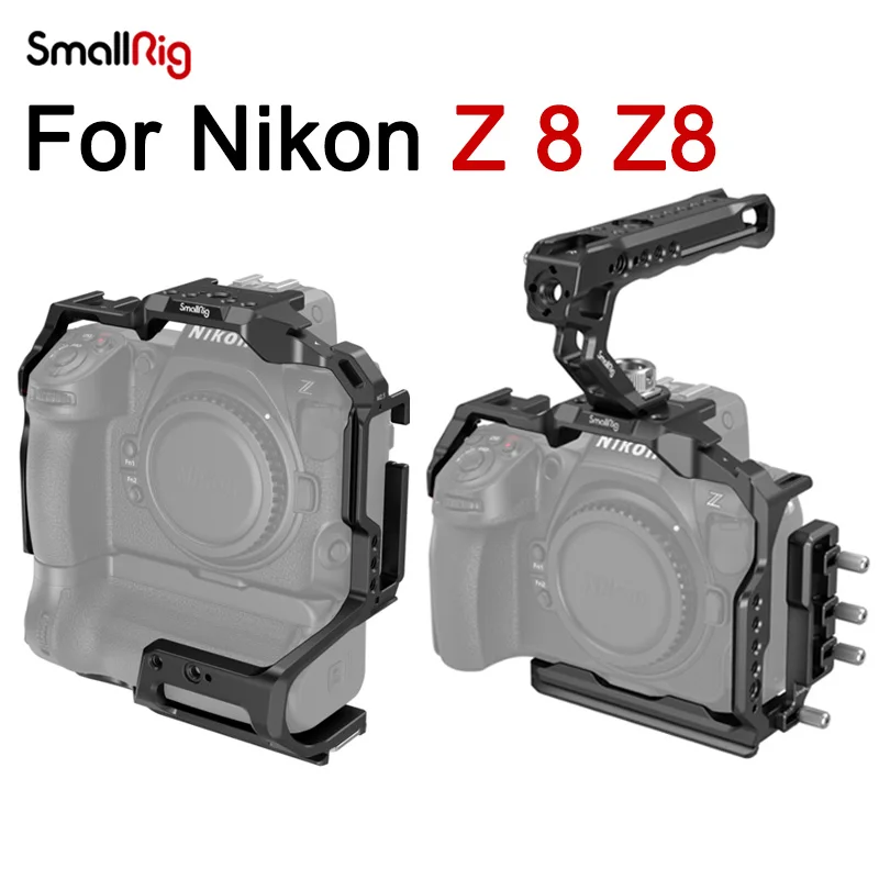 

SmallRig Cage Handheld Cage Kit L-Bracket for Nikon Z 8 Camera Cage with MB-N12 Battery Grip 3982 3940 3941 3942