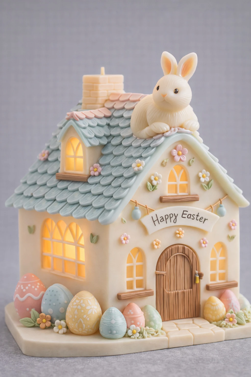Storybook Cottage Candle Mold 3
