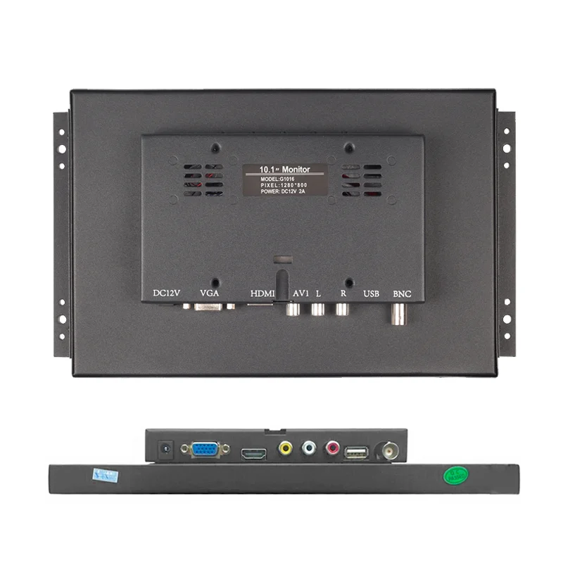 ZHIXIANDA HDMI VGA USB Է     ݼ ̽, 10.1 ġ 1280x800