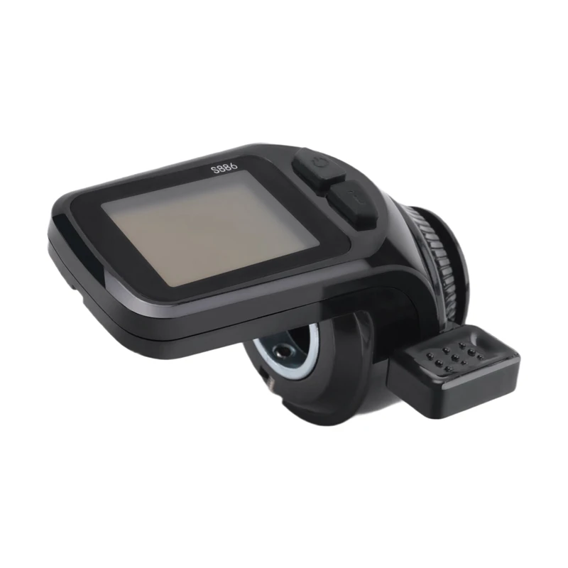 ABKG Pro 24V/36V/48V/60V S886 Ebike LCD Display Panel Thumb Throttle 5PIN 6PIN for Electric Bicycles E-Scooter(5PIN)