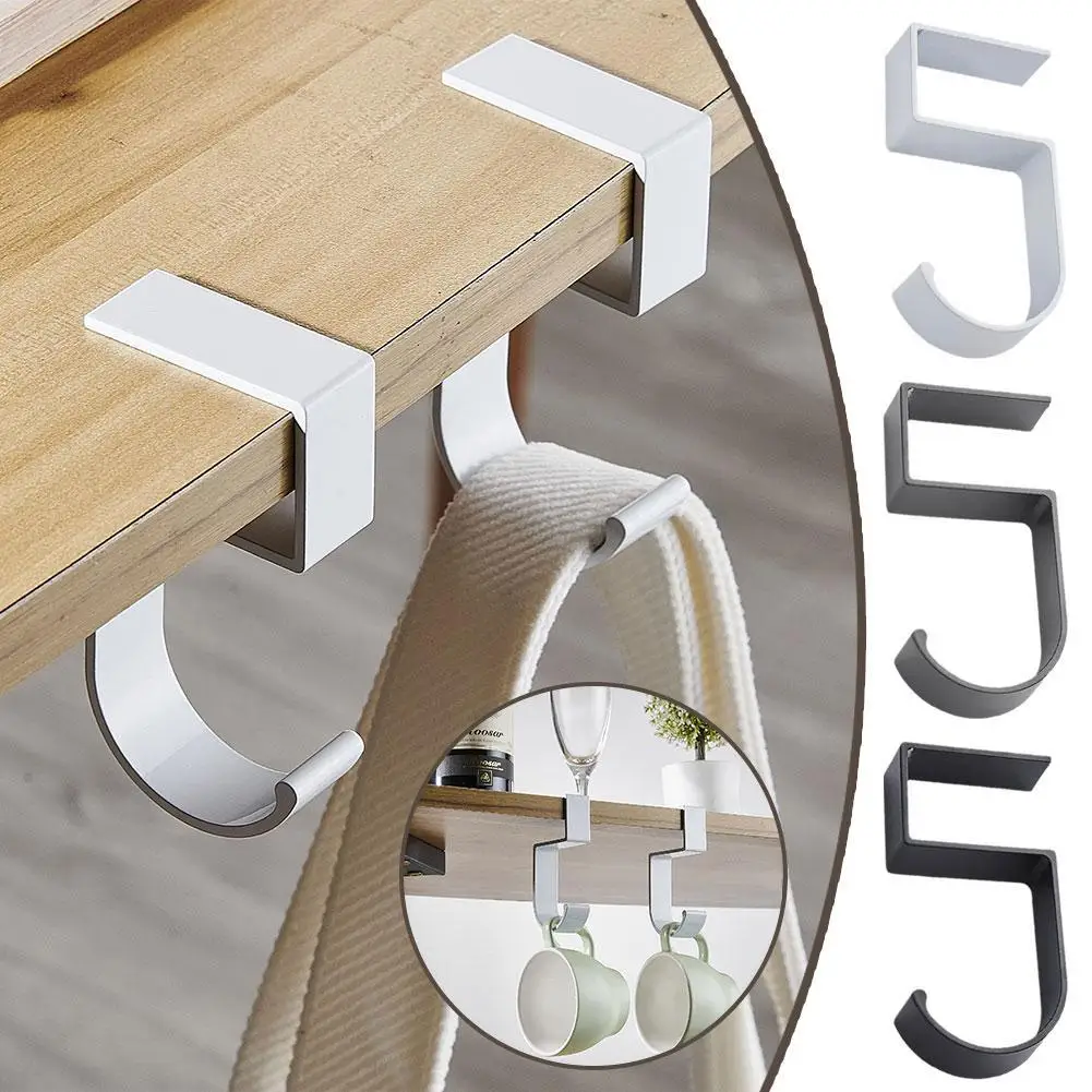 

Portable Practical Hook Hanging Bag Hook Mobile Hanging Bag Hook Office Desk Divine Tool Desk Side Practical Hook For Desk Edge