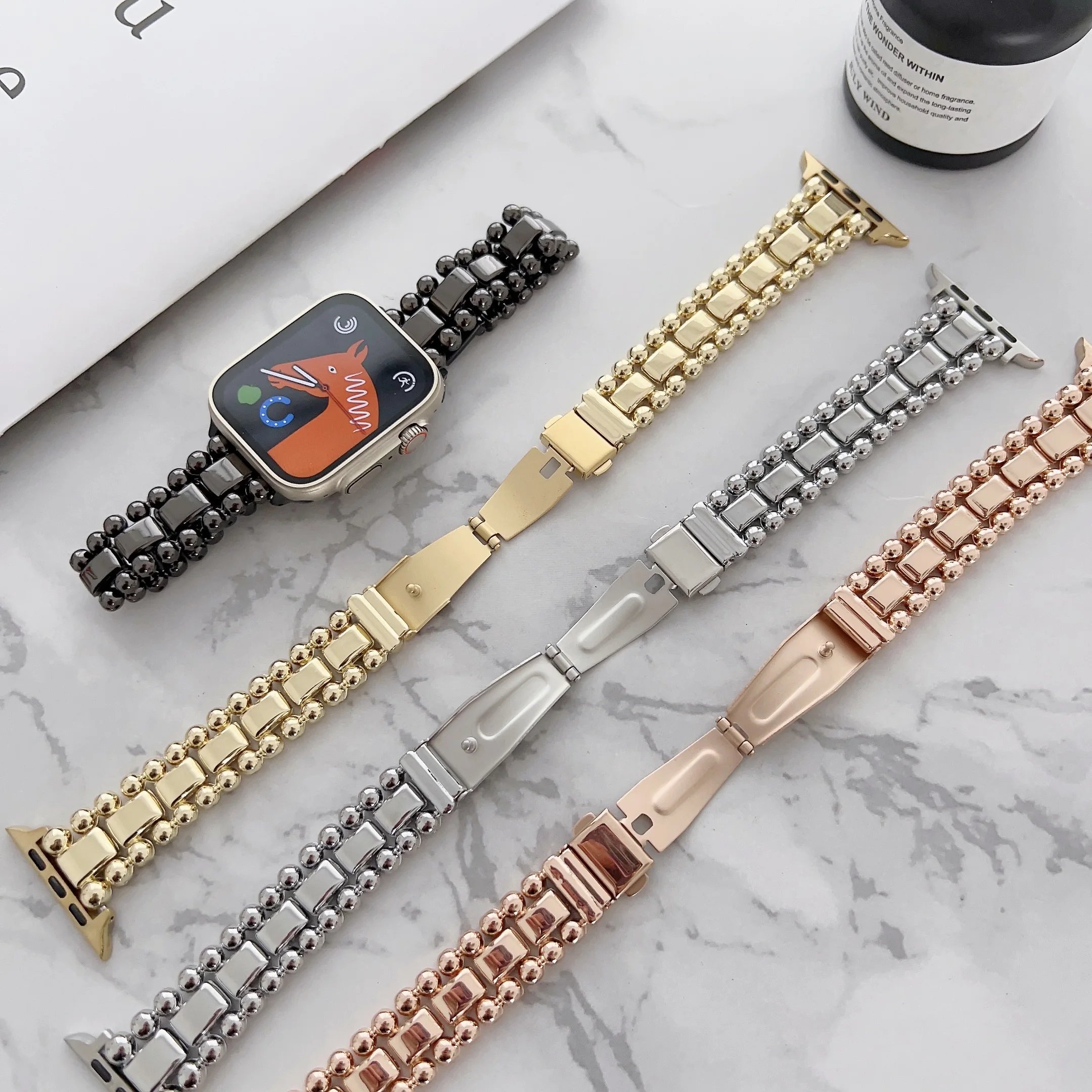 Apple Watch 8 Ʈ  Ÿ η ƿ ,  ִ Ż 극̽ Ʈ 41mm 45mm, IWatch ø 7 6 5 44mm 40mm