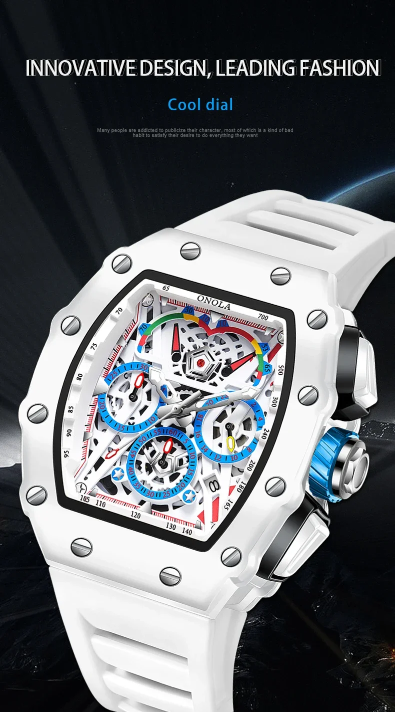 Luxury Watch Men's ONOLA Fashion Casual Multifunctional
